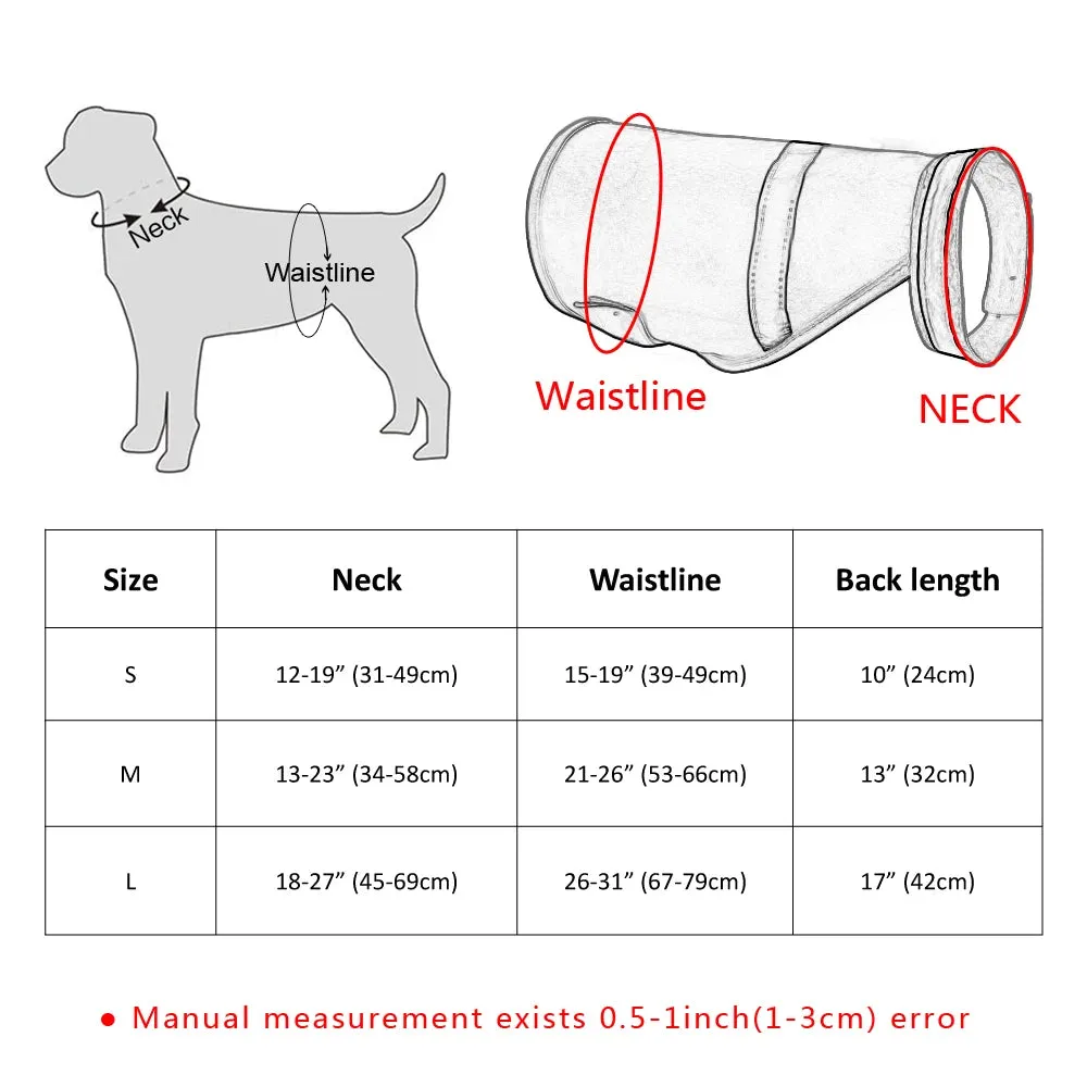 Reflective Dog Vest – Night Safety Fluorescent Pet Coat | Waterproof Visibility Jacket for Small & Large Dogs in Orange & Green