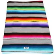 Saltillo Serape Rollup Bed-Grey