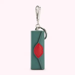 SEAPINE LEATHER LIPSTICK HOLDER KEYRING