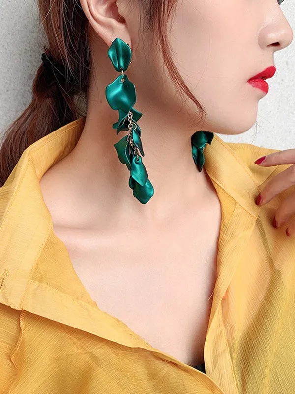 Stylish Tasseled Acrylic Earrings Accessories