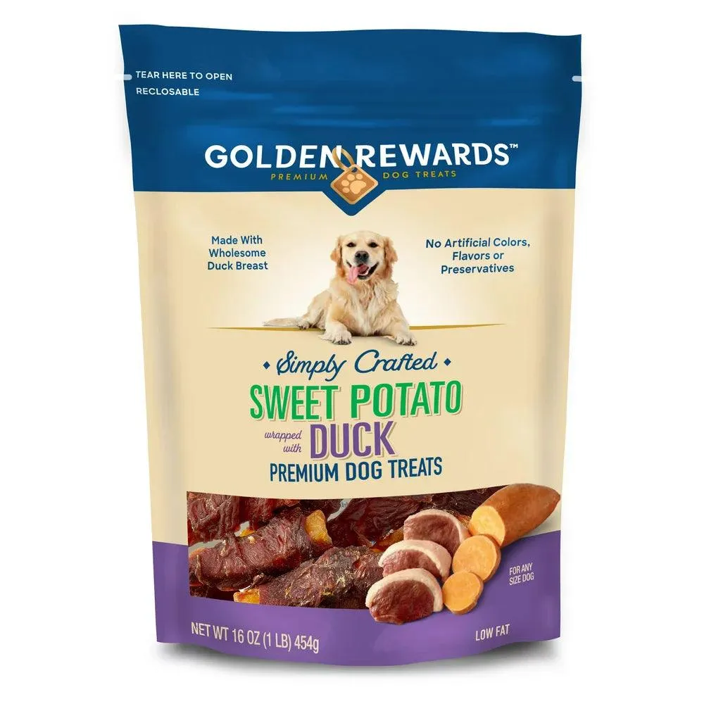 Sweet Potato Duck Training Treats 16 Oz