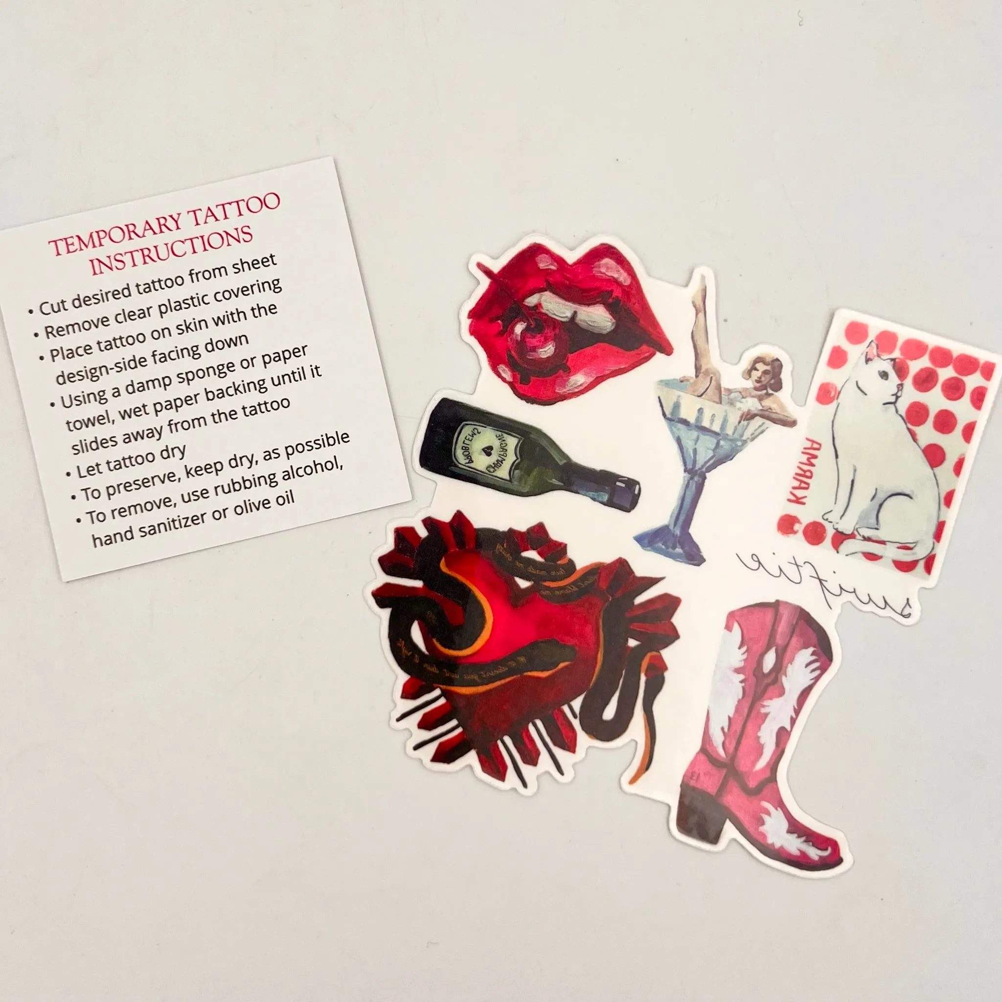 Swiftie Temporary Tattoo Set