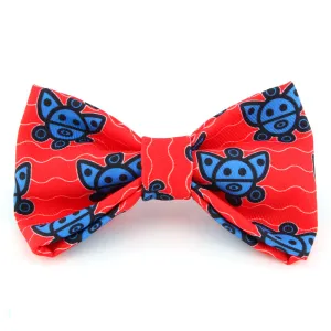 Taino Sun Hieroglyphics Dog Bowtie | Perrandeo Jibaro Pawtriotico Collection