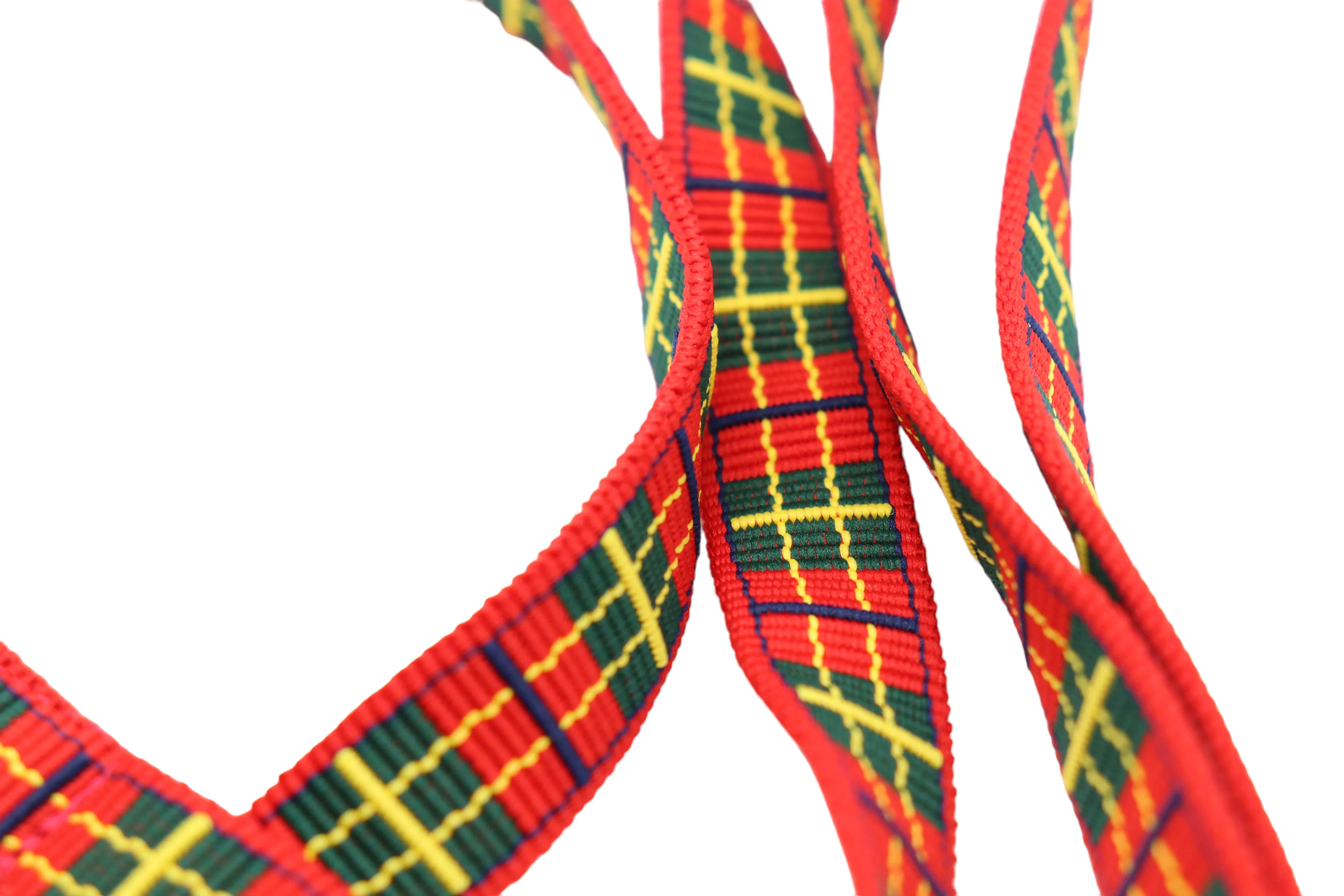 Tartan Slim Figure of 8 Dog Lead