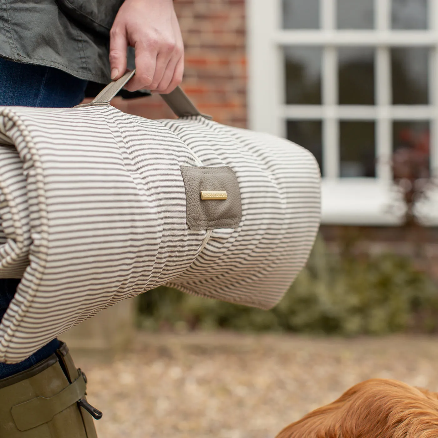 Travel Mat in Regency Stripe by Lords & Labradors