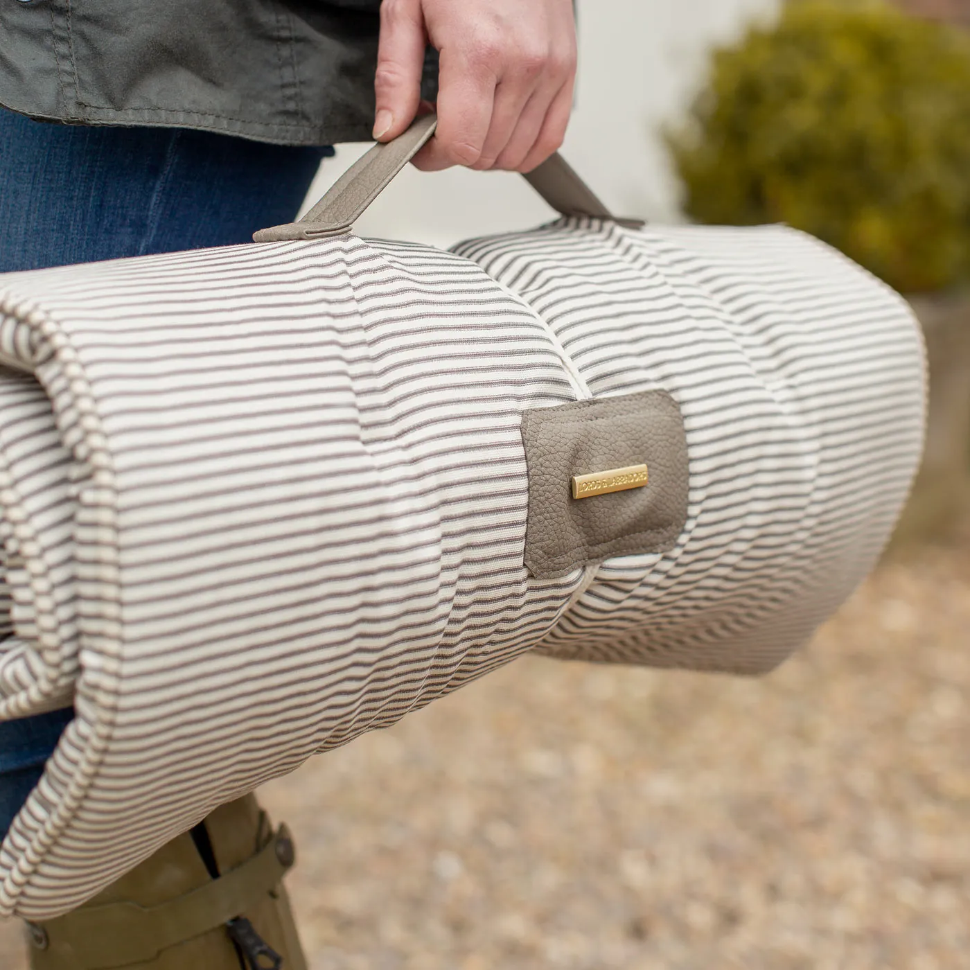 Travel Mat in Regency Stripe by Lords & Labradors