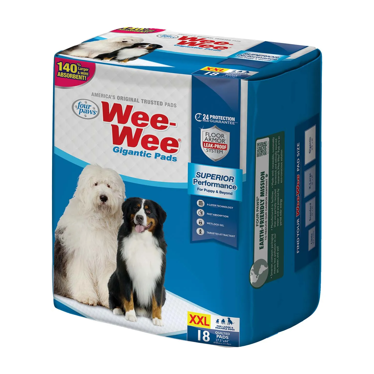 Wee-Wee Superior Performance Gigantic Dog Pee Pads