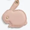 Zodiac Charm - Saffiano Leather - Rose Quartz (Year of the Rabbit)